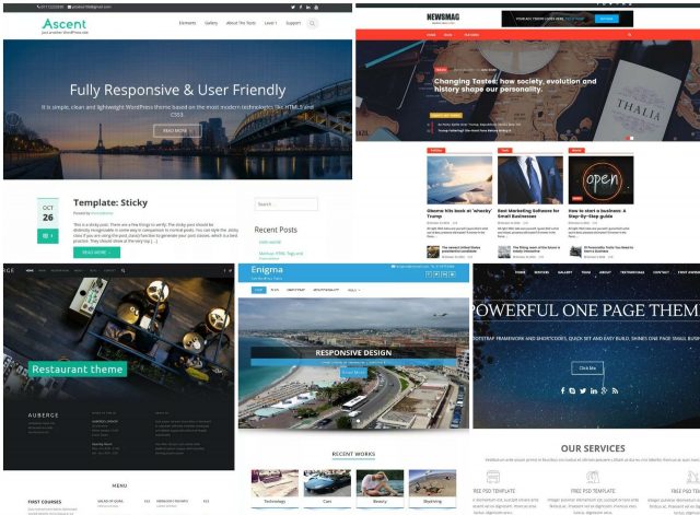 darmowe szablony WordPress
